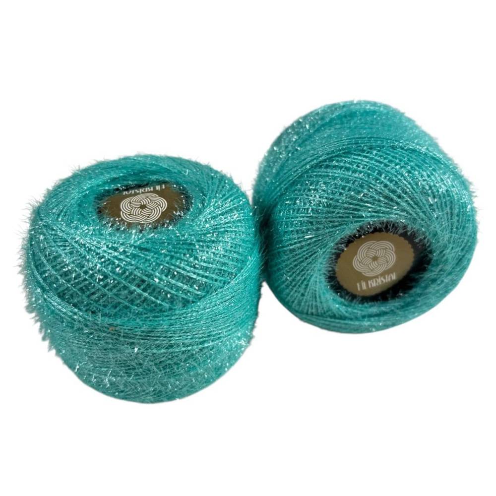 Fil Kristal yarn, light mint with lurex Fil Kristal yarn, light mint with lurex