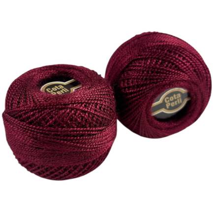Cota Perli yarn, burgundy