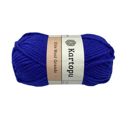 Yarn Kartopu Elite Wool Grande, blue (1624)