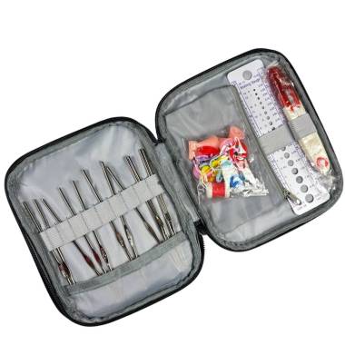 Set of 21 hooks with accessories in an organizer