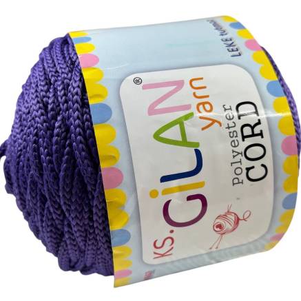 Полипропиленовый шнур Gord Gilan Yarn 5 мм, фиолетовый