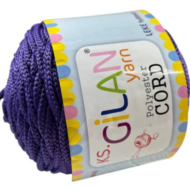 Полипропиленовый шнур Gord Gilan Yarn 5 мм, фиолетовый