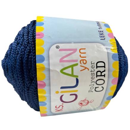 Полипропиленовый шнур Gord Gilan Yarn 5 мм, темно-синий