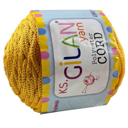 Polypropylene cord Gord Gilan Yarn 5 mm, yellow