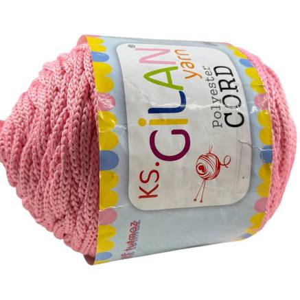 Поліпропіленовий шнур Gord Gilan Yarn 5 мм, рожевий