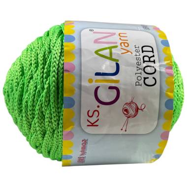 Поліпропіленовий шнур Gord Gilan Yarn 5 мм, зелений