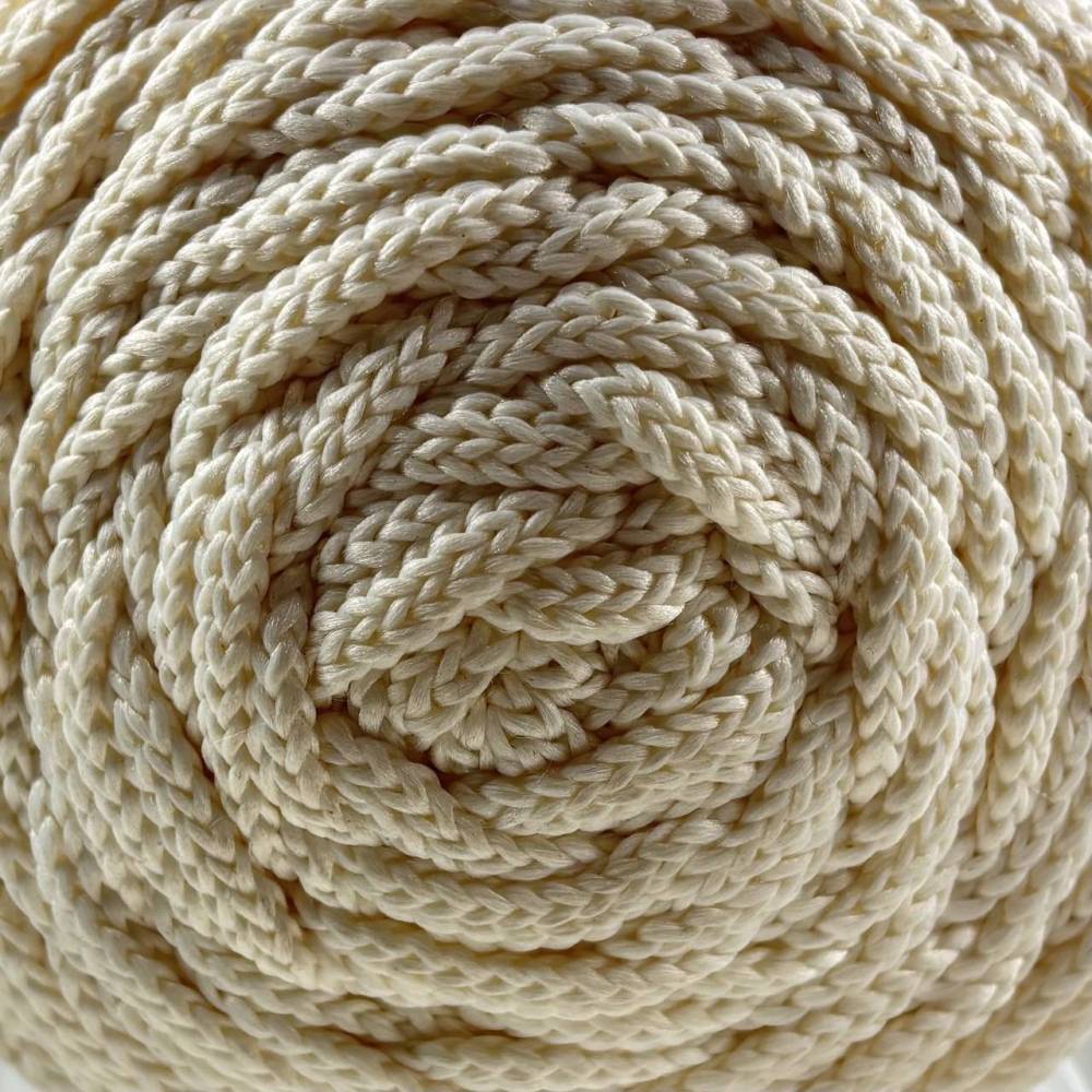 Поліпропіленовий шнур Gord Gilan Yarn 5 мм, молочний
