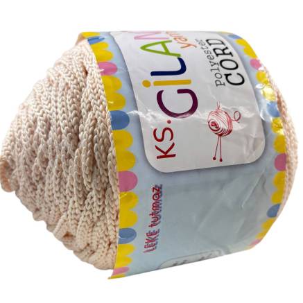 Полипропиленовый шнур Gord Gilan Yarn 5 мм, пудра