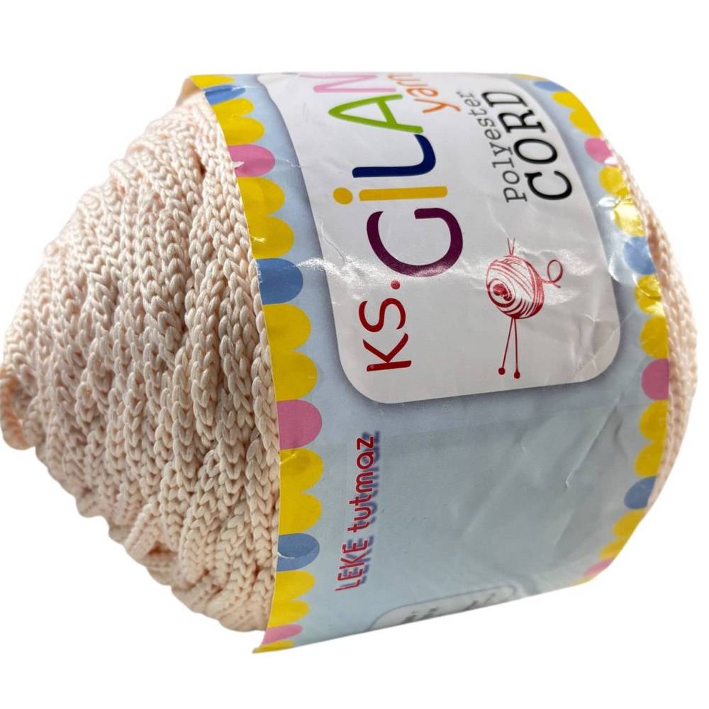 Поліпропіленовий шнур Gord Gilan Yarn 5 мм, пудра Поліпропіленовий шнур Gord Gilan Yarn 5 мм, пудра