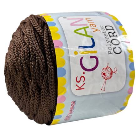 Polypropylene cord Gord Gilan Yarn 5 mm, шоколадный
