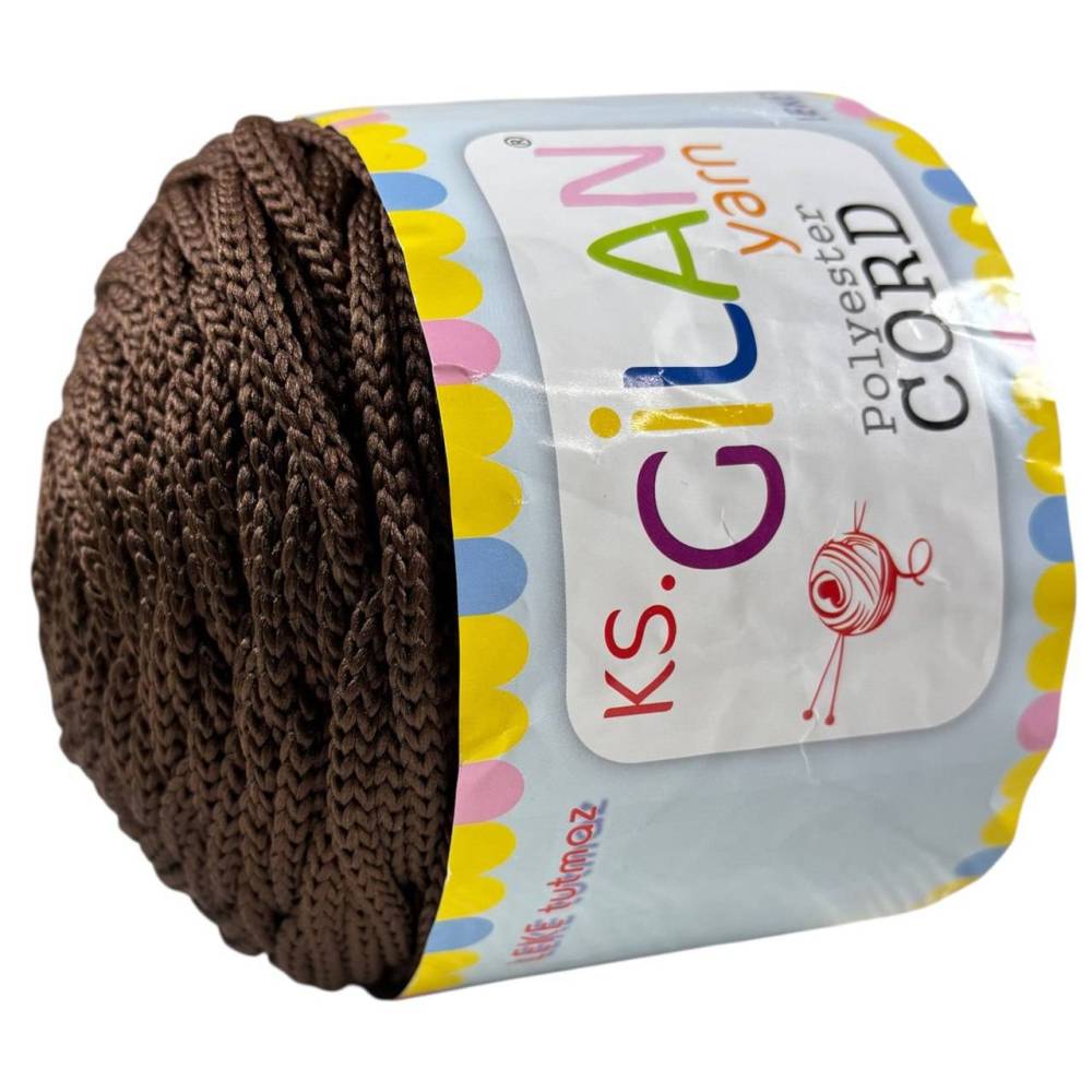Поліпропіленовий шнур Gord Gilan Yarn 5 мм, шоколадний Поліпропіленовий шнур Gord Gilan Yarn 5 мм, шоколадний