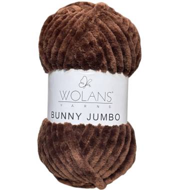 Пряжа Wolans Yarns Bunny Jumbo коричневий (20019)