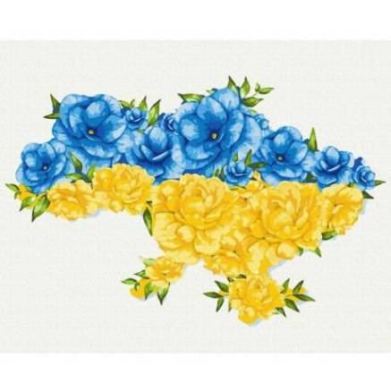Картина по номерам Цветущая Украина ©Svetlana Drab Brushme 40х50 см BS53081
