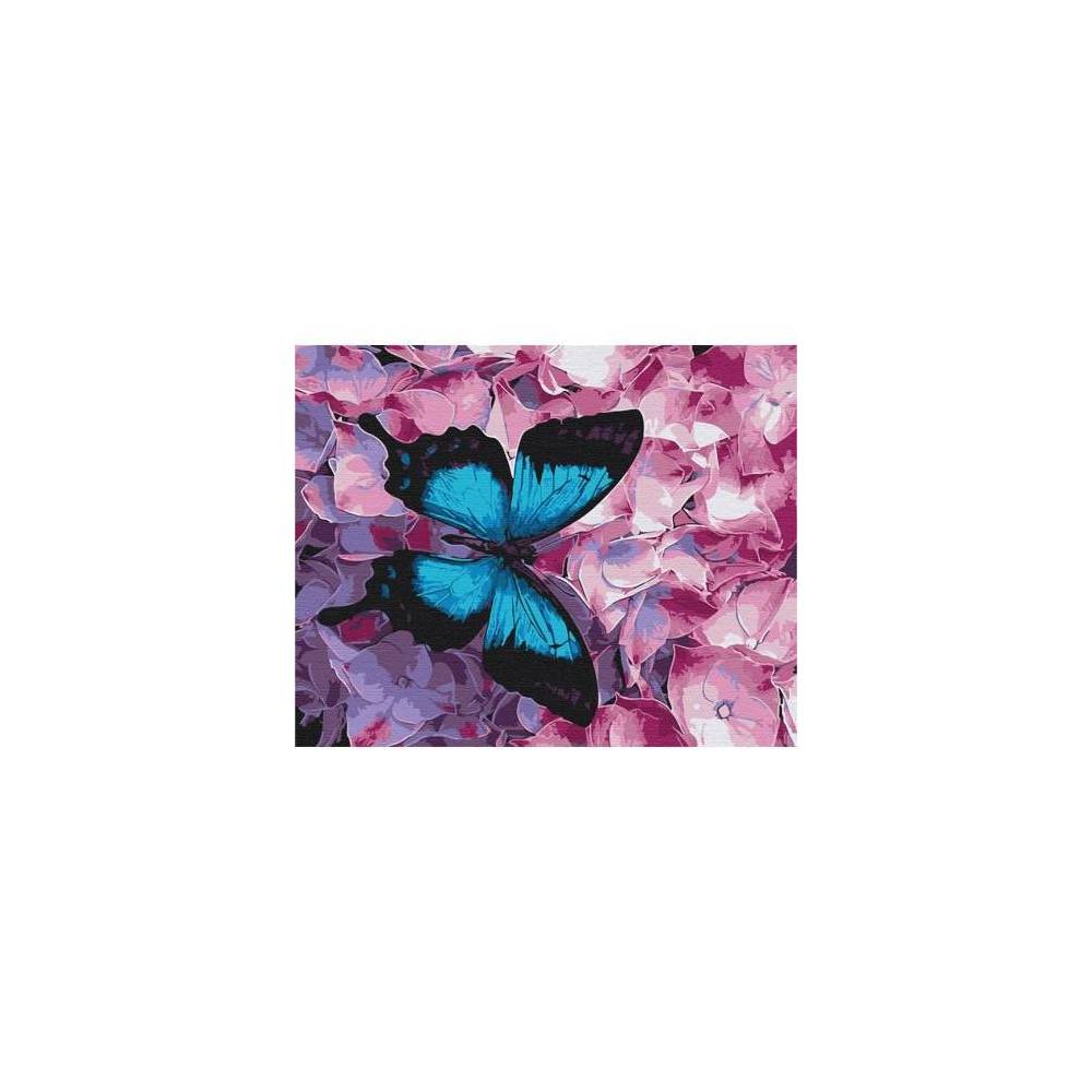 Painting by numbers Butterfly on flowers Brushme 40x50 cm BS21627 Painting by numbers Butterfly on flowers Brushme 40x50 cm BS21627