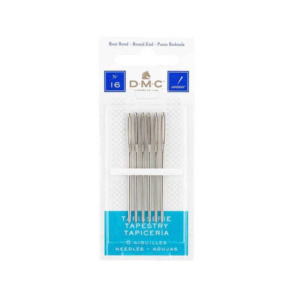 Large tapestry needles No. 16, 6 pcs., DMC (1767/2) Large tapestry needles No. 16, 6 pcs., DMC (1767/2)