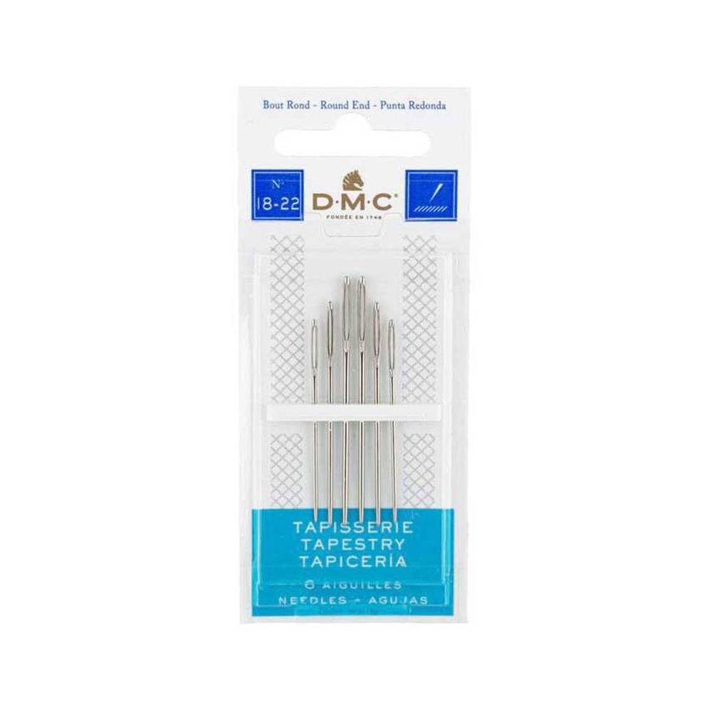 Tapestry needles No. 18-22, 6 pcs., DMC (1767/3) Tapestry needles No. 18-22, 6 pcs., DMC (1767/3)