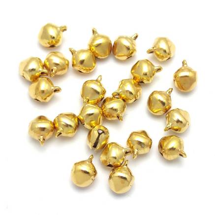 Bells 8 mm, gold, 1 pc.