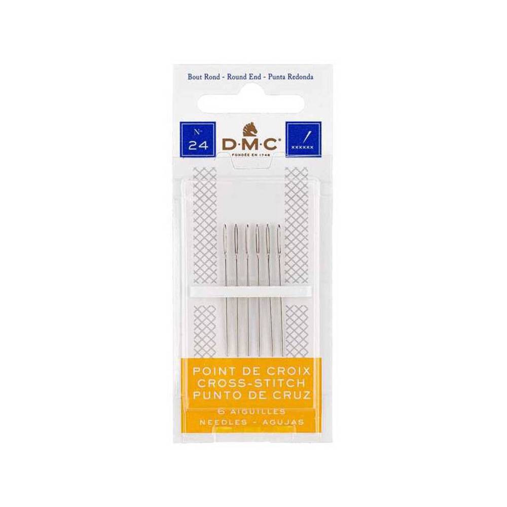 Cross stitch needles No. 24, 6 pcs., DMC (1771/2) Cross stitch needles No. 24, 6 pcs., DMC (1771/2)