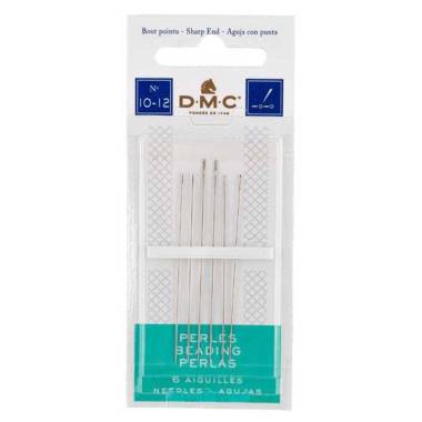 Set of beading needles No. 10-12, 6 pcs. DMC (1764/1)