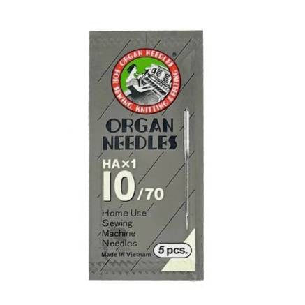 Set of sewing machine needles 70/10 Organ 5 pcs