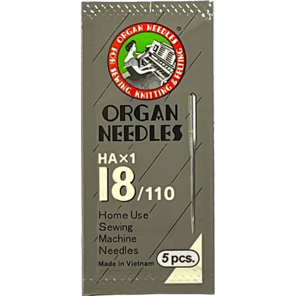 Set of sewing machine needles 110/18 Organ 5 pcs Set of sewing machine needles 110/18 Organ 5 pcs