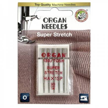 Sewing machine needles Organ Super Stretch No. 90 5 pcs.