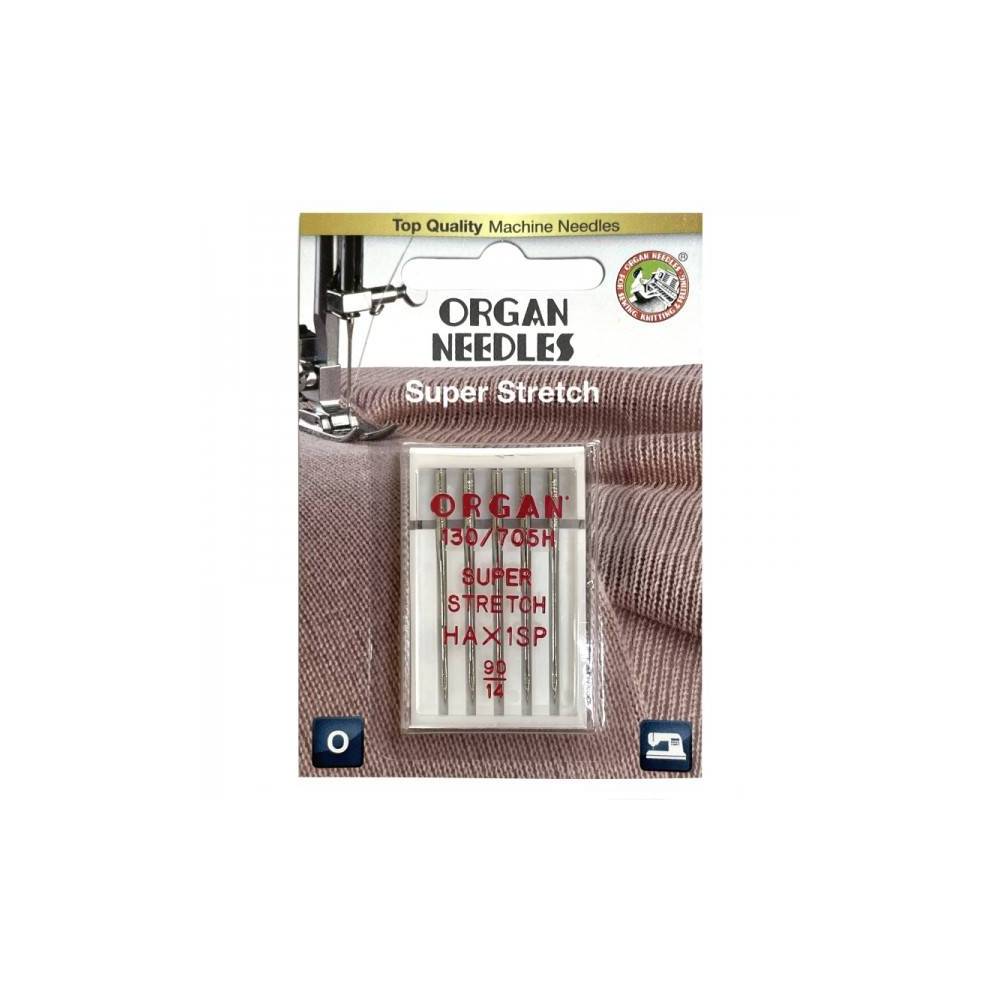 Sewing machine needles Organ Super Stretch No. 90 5 pcs.