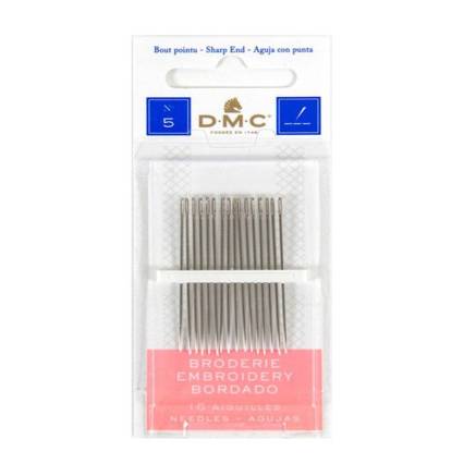 Needles for smooth embroidery No. 5, 16 pcs., DMC (1765/4)