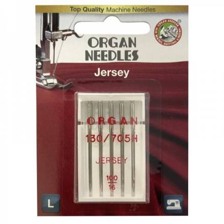 Sewing machine needles Organ JERSEY No. 100 5 pcs.