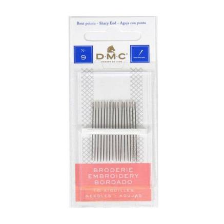 Needles for smooth embroidery No. 9, 16 pcs., DMC (1765/6)