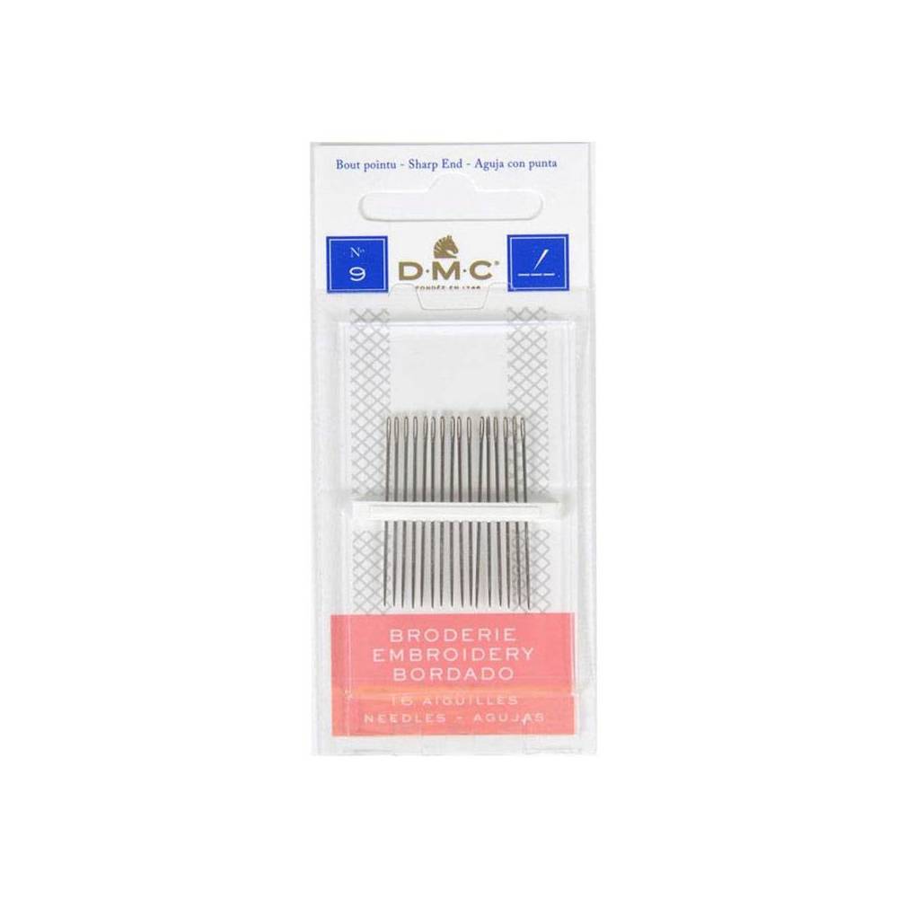 Needles for smooth embroidery No. 9, 16 pcs., DMC (1765/6) Needles for smooth embroidery No. 9, 16 pcs., DMC (1765/6)