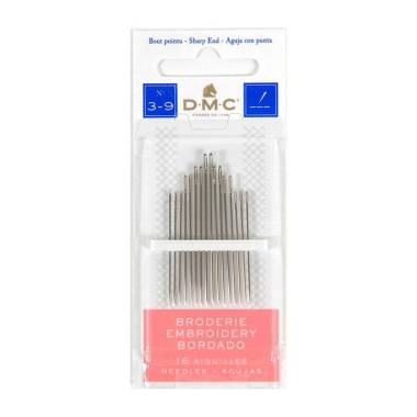 Needles for smooth embroidery No. 3-9, 16 pcs., DMC (1765/2)