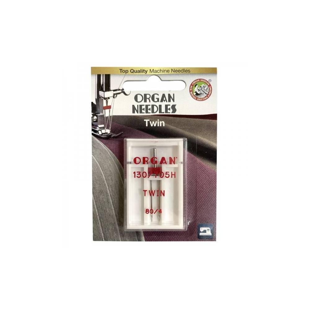 Double universal needle TWIN ORGAN 130/705H №80/4