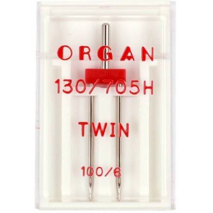Sewing machine needle double TWIN ORGAN 130/705H №100/6
