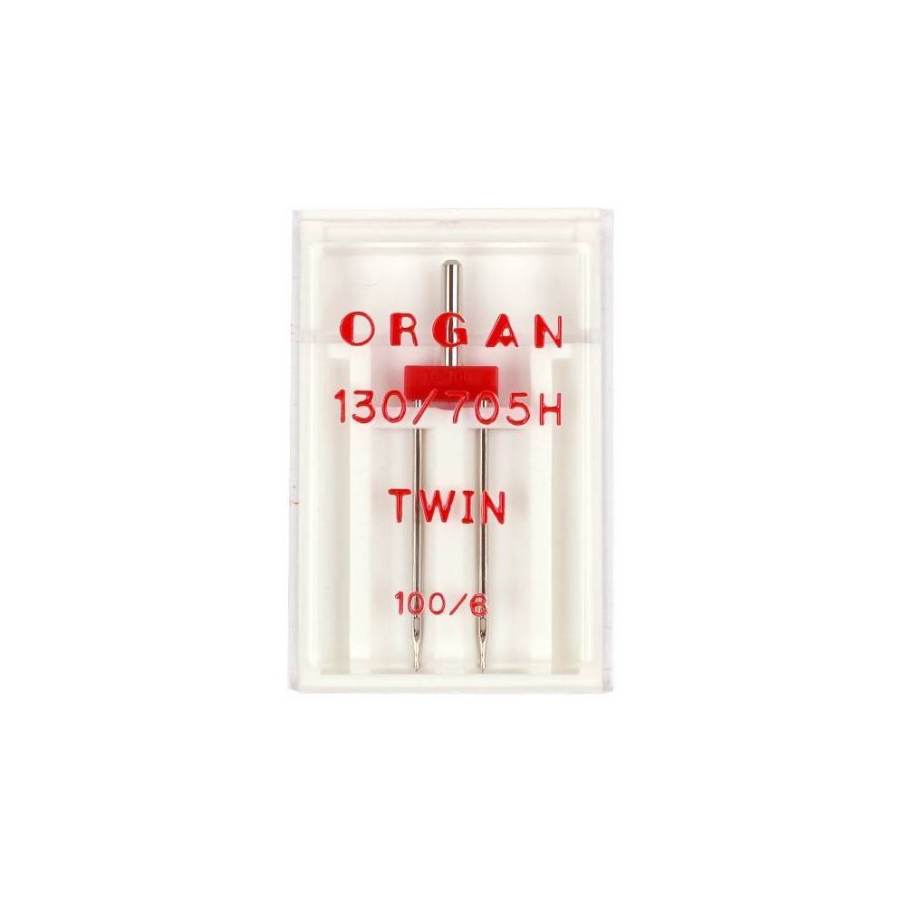 Sewing machine needle double TWIN ORGAN 130/705H №100/6