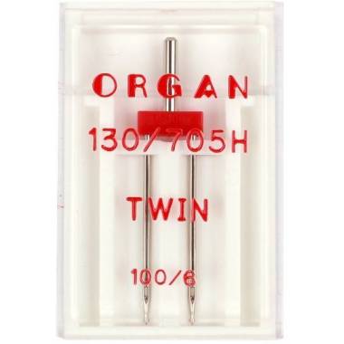Sewing machine needle double TWIN ORGAN 130/705H №100/6