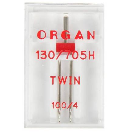 Sewing machine needle double TWIN ORGAN 130/705H №100/4