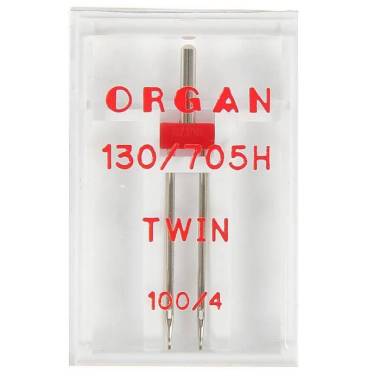 Sewing machine needle double TWIN ORGAN 130/705H №100/4