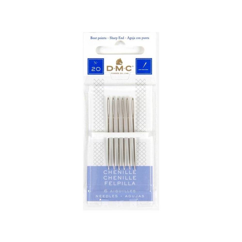 Chenille needles No. 20, 6 pcs., DMC (1768/3) Chenille needles No. 20, 6 pcs., DMC (1768/3)