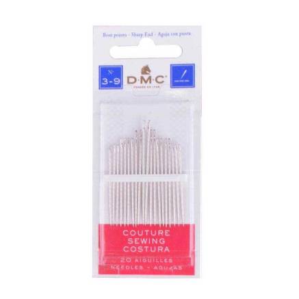 Sewing and embroidery needles No. 3-9, 20 pcs., DMC (1770/2)
