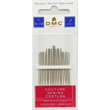 Sewing and embroidery needles No. 5-10, 20 pcs., DMC (1770/3)