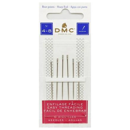 Needles for easy threading No. 4-8, 6 pcs., DMC (1770/4)