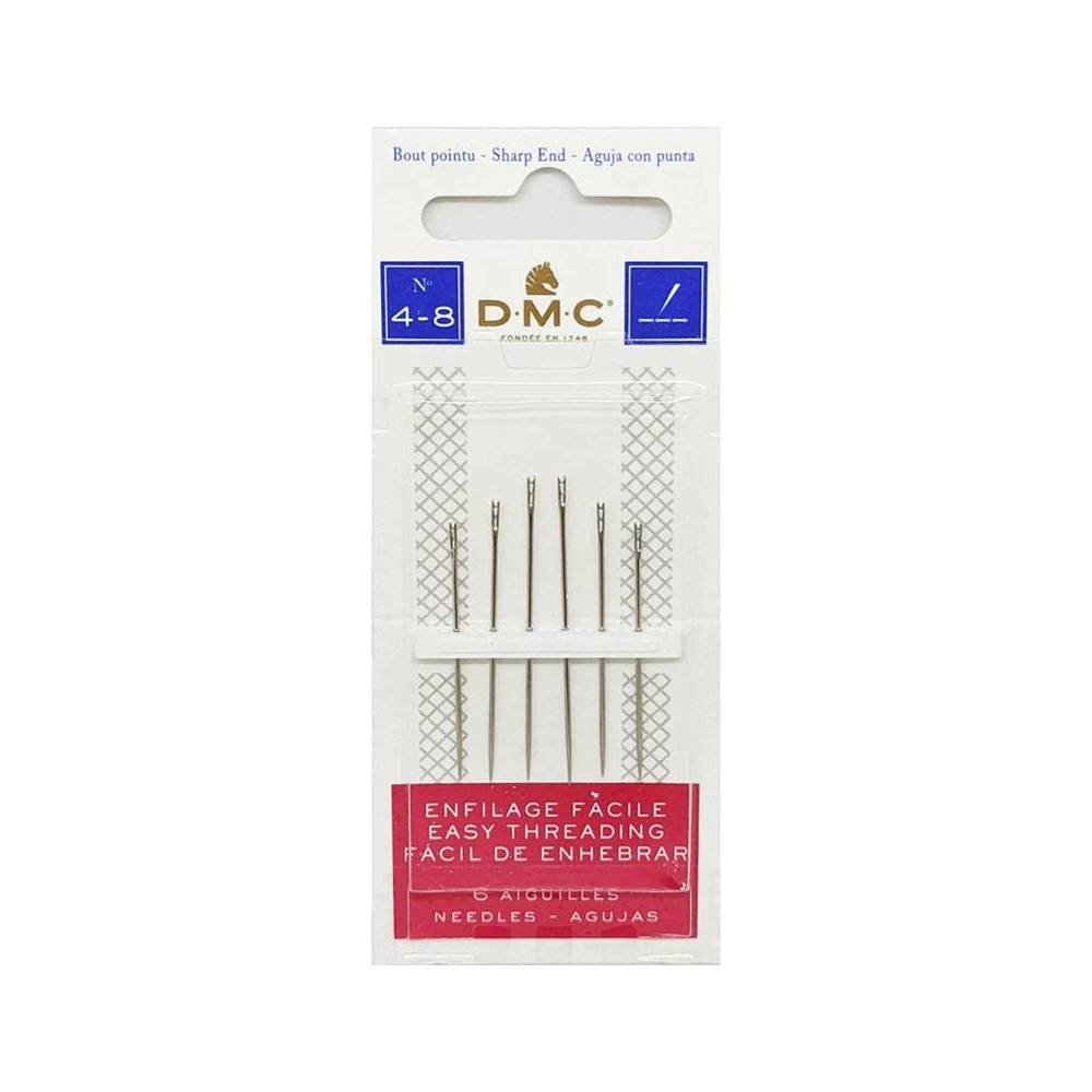 Needles for easy threading No. 4-8, 6 pcs., DMC (1770/4)