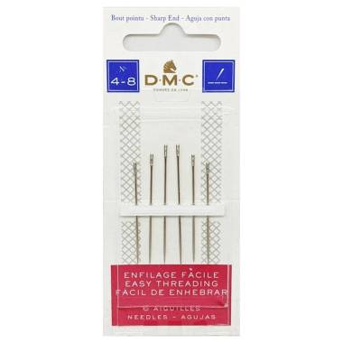 Needles for easy threading No. 4-8, 6 pcs., DMC (1770/4)