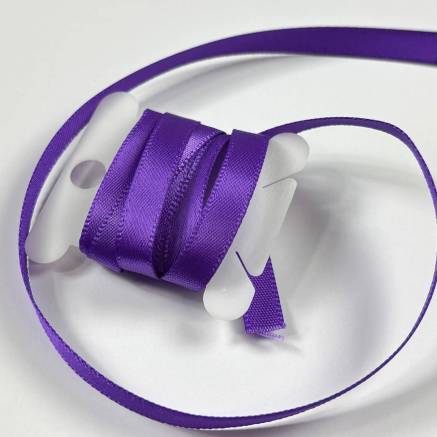 Satin ribbon 6 mm, violet (465)