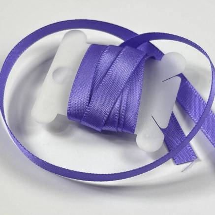 Satin ribbon 6 mm, delphinium (464)