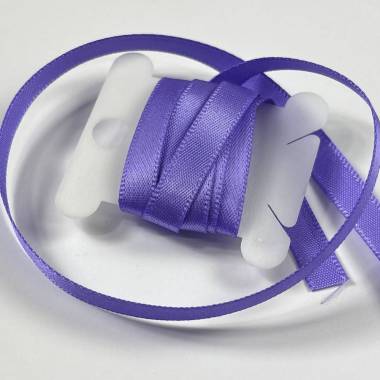 Satin ribbon 6 mm, delphinium (464)