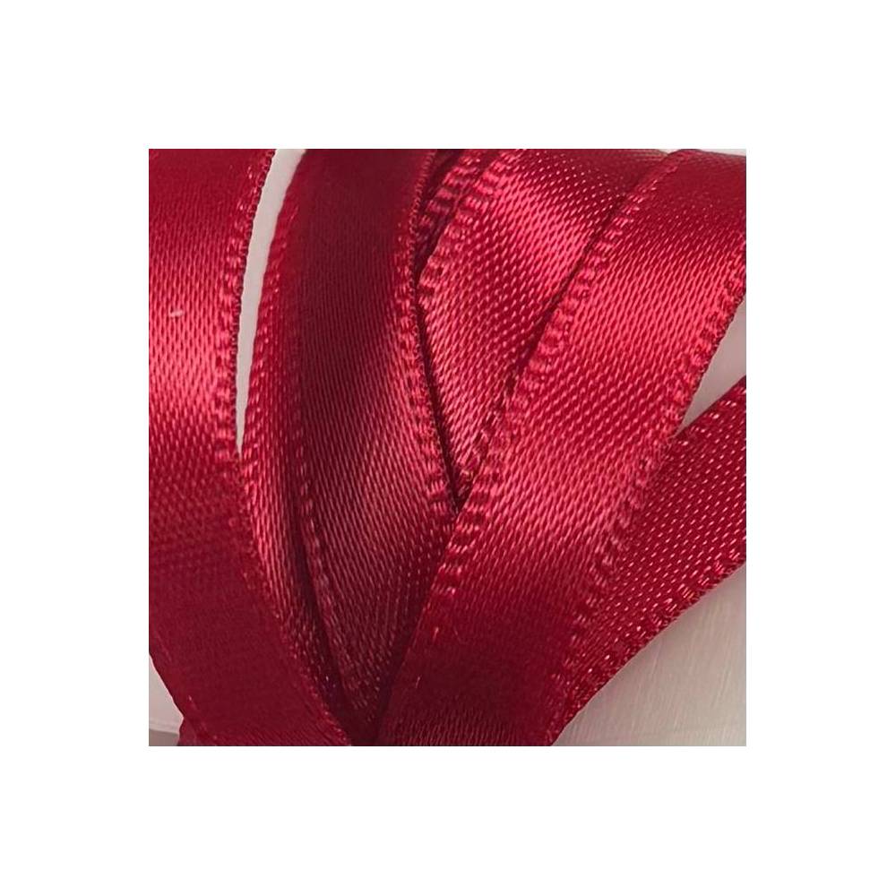 Satin ribbon 6 mm, ruby (264)