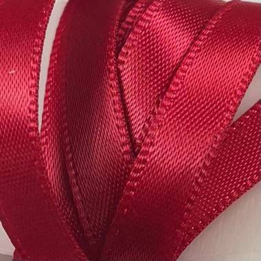 Satin ribbon 6 mm, ruby (264)