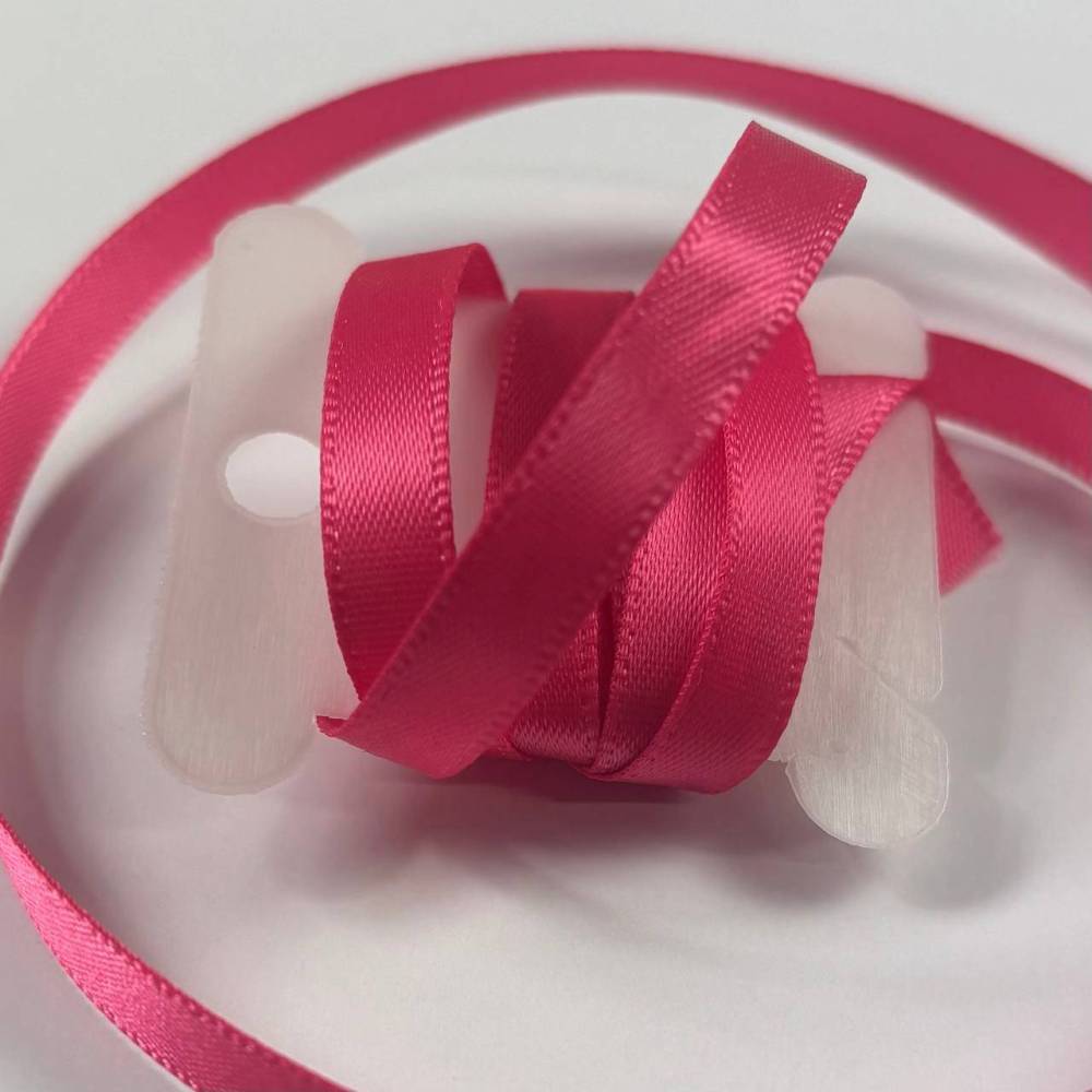 Satin ribbon 6 mm, pink camellia (157) Satin ribbon 6 mm, pink camellia (157)